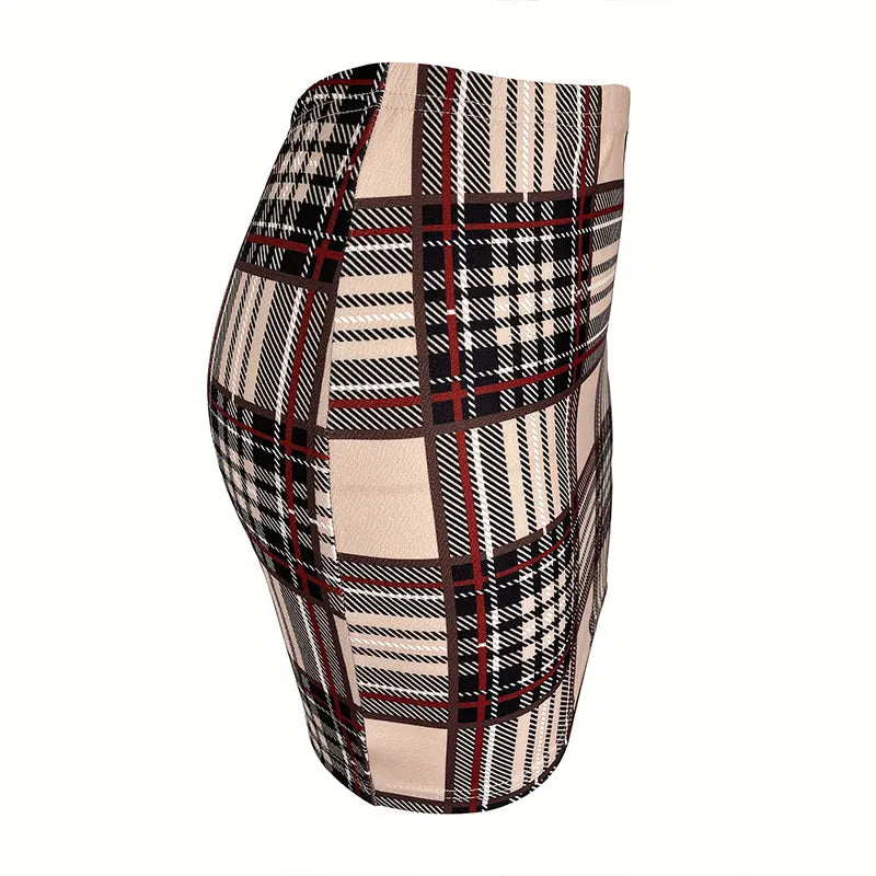 Plaid Short Skirt