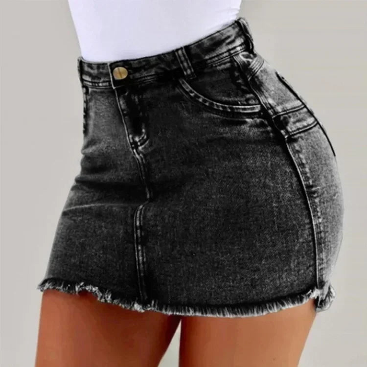 Denim Mini Skirt