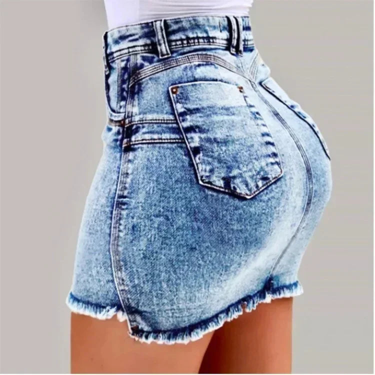Denim Mini Skirt