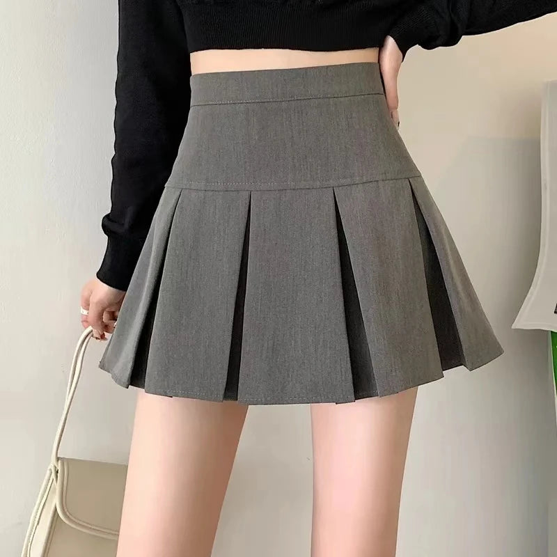 Pleated Mini Skirt