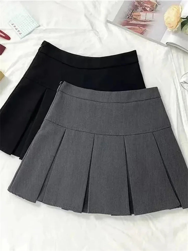 Pleated Mini Skirt