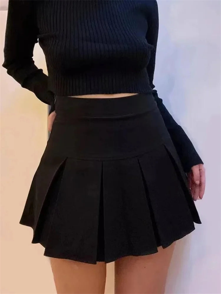 Pleated Mini Skirt
