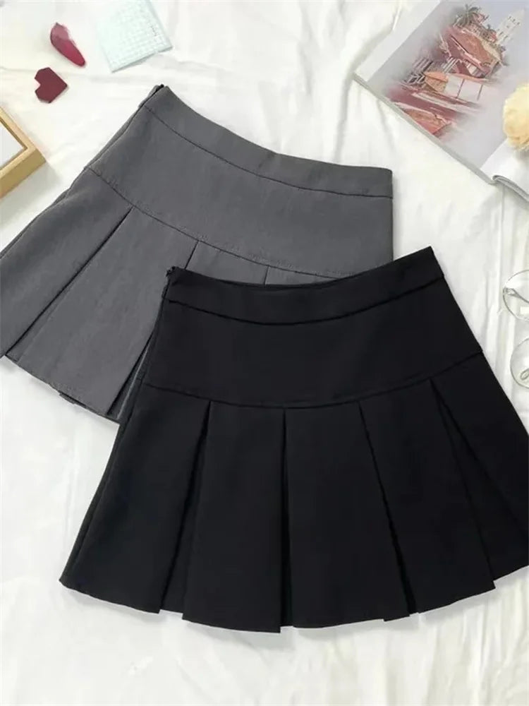 Pleated Mini Skirt
