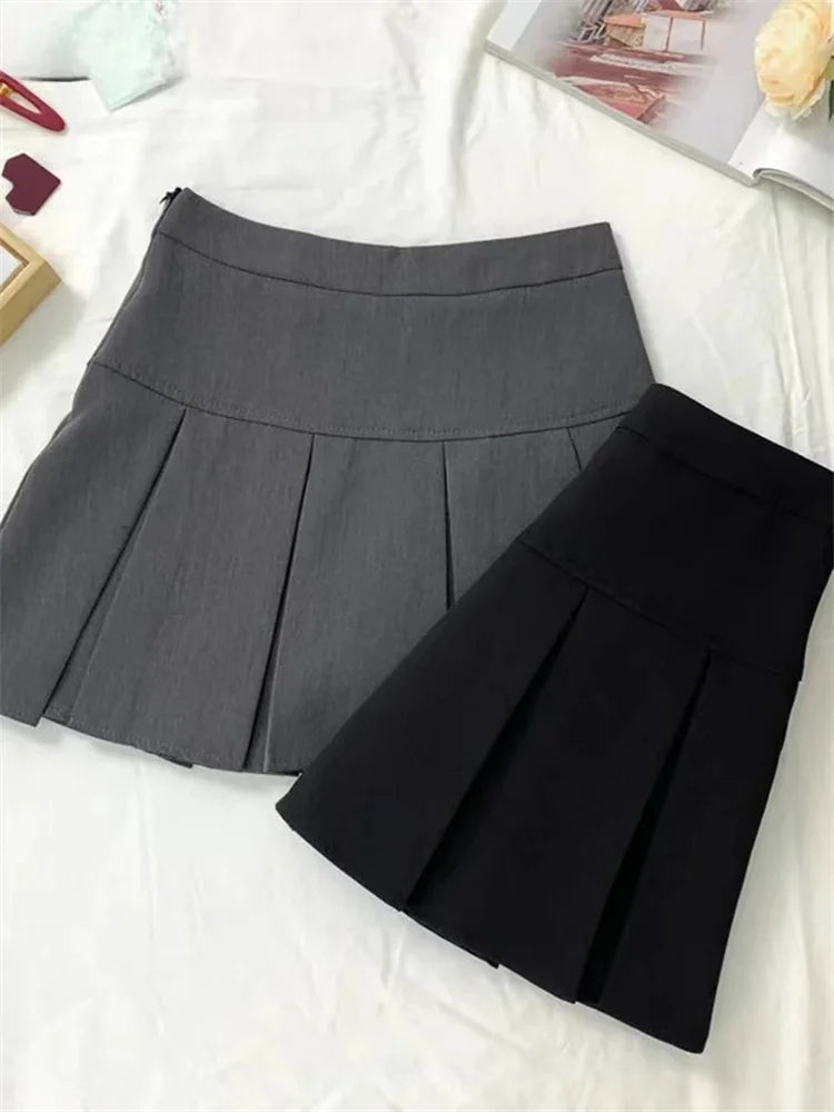 Pleated Mini Skirt